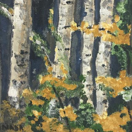 Peinture In the woods par Kouyoumdjian Nada | Tableau Figuratif Acrylique Natures mortes, Paysages