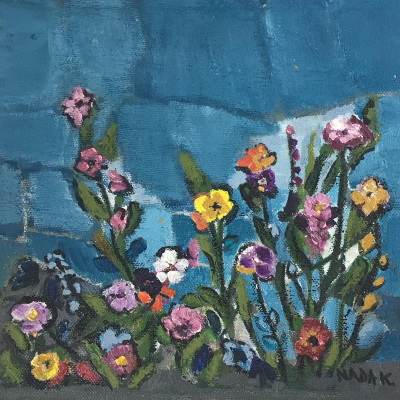 Painting FLOWERS by Kouyoumdjian Nada | Painting Figurative Still-life Acrylic