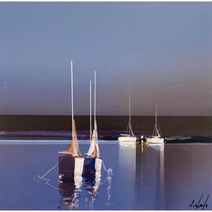 Painting Maten by Chevalier Lionel | Painting Figurative Acrylic Marine, Minimalist, Pop icons