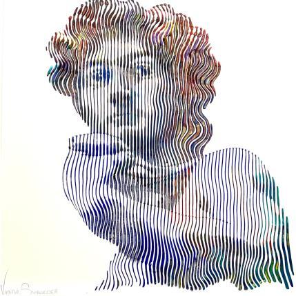 Painting David Michel Ange by Schroeder Virginie | Painting Pop-art Acrylic, Oil Pop icons