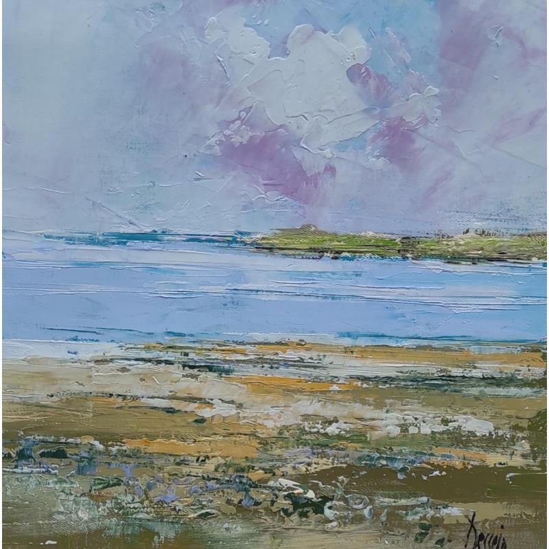 Peinture Lumière sur la Canche par Dessein Pierre | Tableau Figuratif Paysages Marine Huile