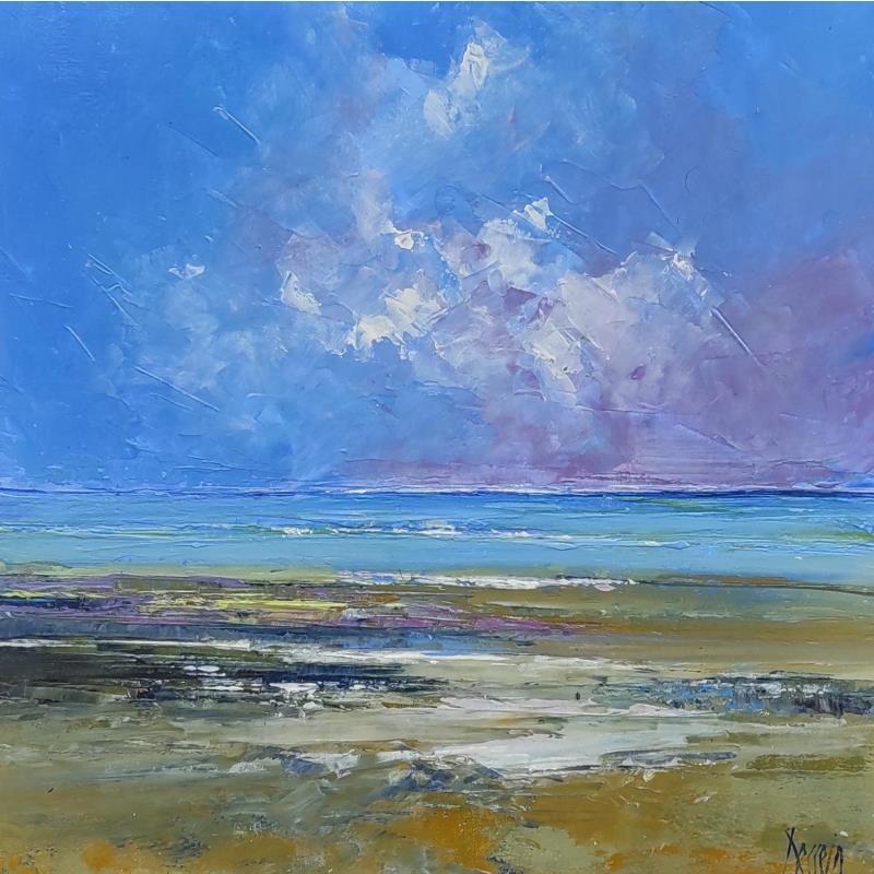 Gemälde Avant l'orage von Dessein Pierre | Gemälde Figurativ Landschaften Marine Öl