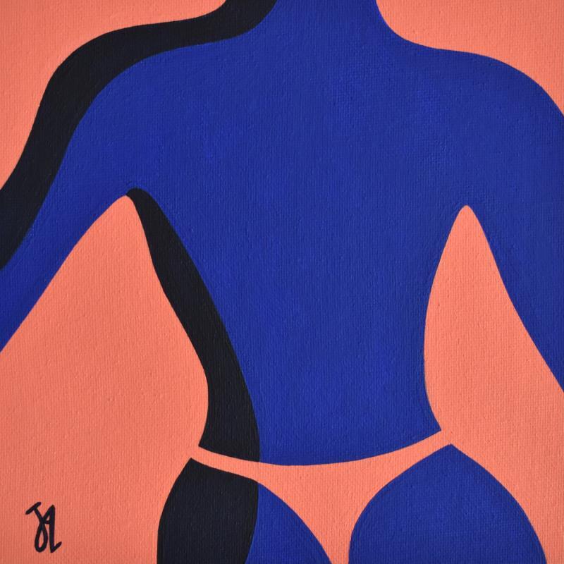 Pintura Back por Julie-Anne | Pintura Figurativo Desnudo Acrílico