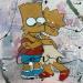 Painting Family Simpson by Marie G.  | Painting Pop-art Pop icons Wood Acrylic