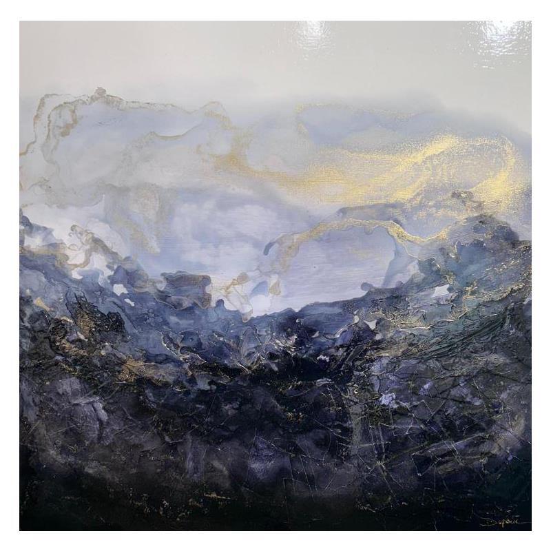 Gemälde Poésie Des Brumes von Depaire Silvia | Gemälde Abstrakt Acryl