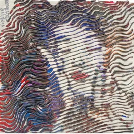 Painting Le baiser de Klimt by Schroeder Virginie | Painting Pop-art Acrylic Pop icons