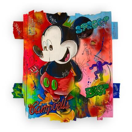 Painting Best Mick by Molla Nathalie  | Painting Pop-art Wood Pop icons