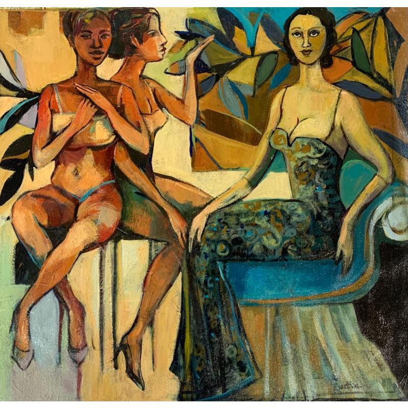 Painting Women  by Machi x Silvina Sundblad | Painting Figurative Life style Oil