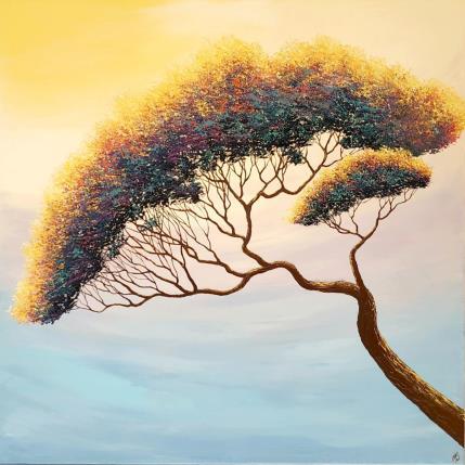 Peinture L'éventail par Blandin Magali | Tableau Figuratif Huile Paysages