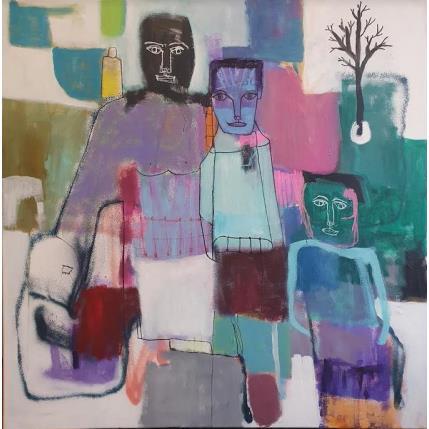 Painting Re-turn by Pedersen Morten | Painting Abstract Acrylic Minimalist