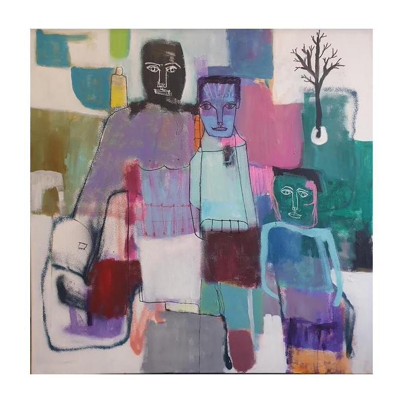 Peinture Re-turn par Pedersen Morten | Tableau Abstrait Minimaliste Acrylique