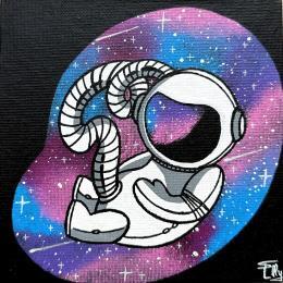 Peinture Le fœtus par Elly | Tableau Pop-art Acrylique, Posca Enfant