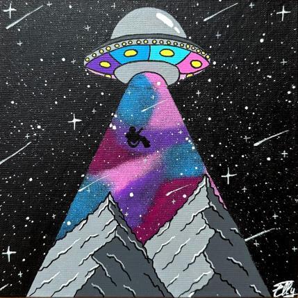 Painting L'appel du vaisseau by Elly | Painting Pop-art Acrylic, Posca Nature, Pop icons