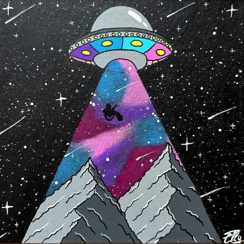 Gemälde L'appel du vaisseau von Elly | Gemälde Pop-Art Natur Acryl Posca