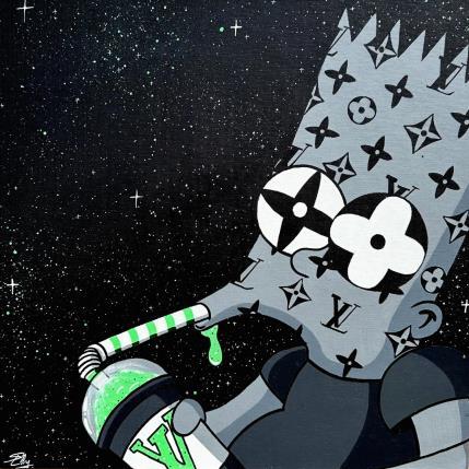 Painting Drink in luxury by Elly | Painting Pop-art Acrylic, Posca Black & White, Pop icons