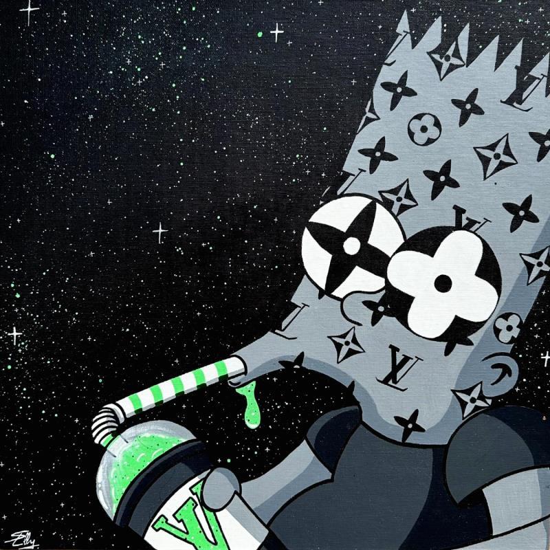 Painting Drink in luxury by Elly | Painting Pop-art Pop icons Black & White Acrylic Posca