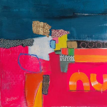 Painting ST23-0301 by Lau Blou | Painting Abstract Acrylic, Cardboard Minimalist, Pop icons