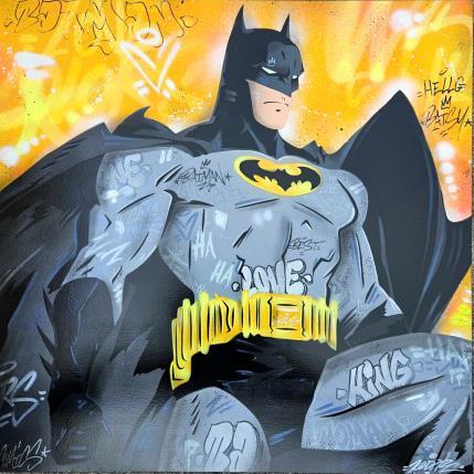 Peinture Batman king par Lemoine Mael | Tableau Pop-art Graffiti, Posca Icones Pop