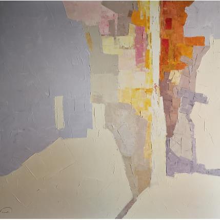 Peinture The door of my house par Tomàs | Tableau Abstrait Huile Scènes de vie, Urbain