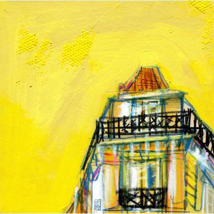 Painting Les rayons bavardent by Anicet Olivier | Painting Figurative Acrylic Urban