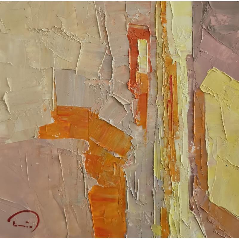 Peinture Warm morning par Tomàs | Tableau Abstrait Urbain Scènes de vie Huile