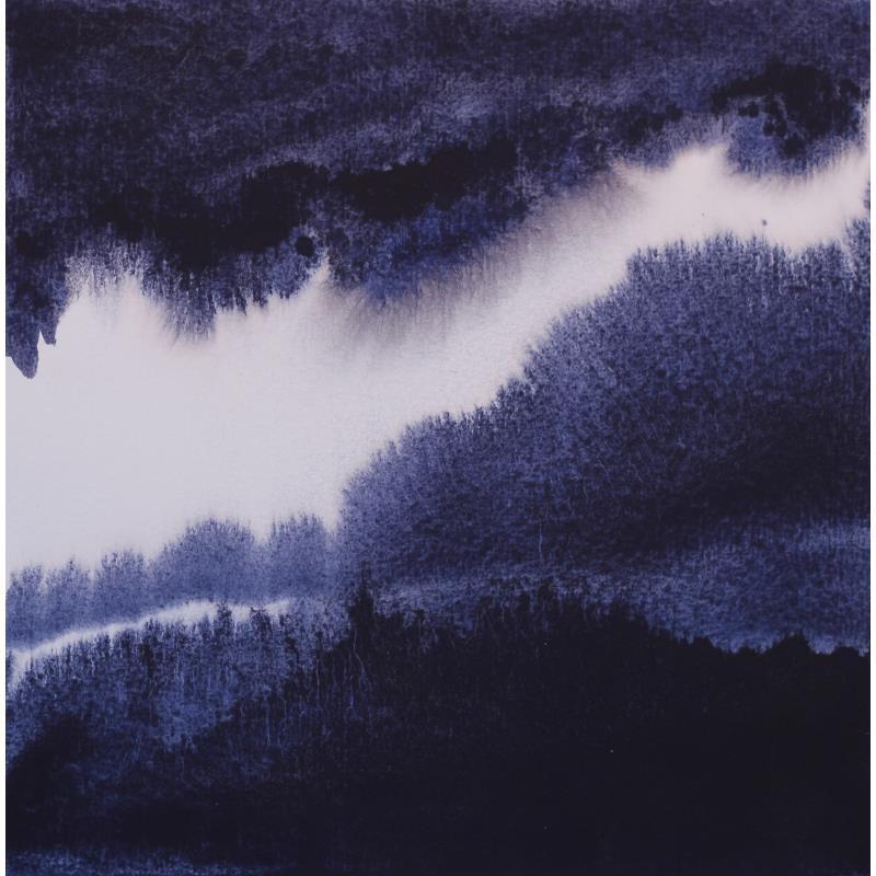 Painting Le mauvais temps arrive by Langeron Stéphane | Painting Subject matter Watercolor