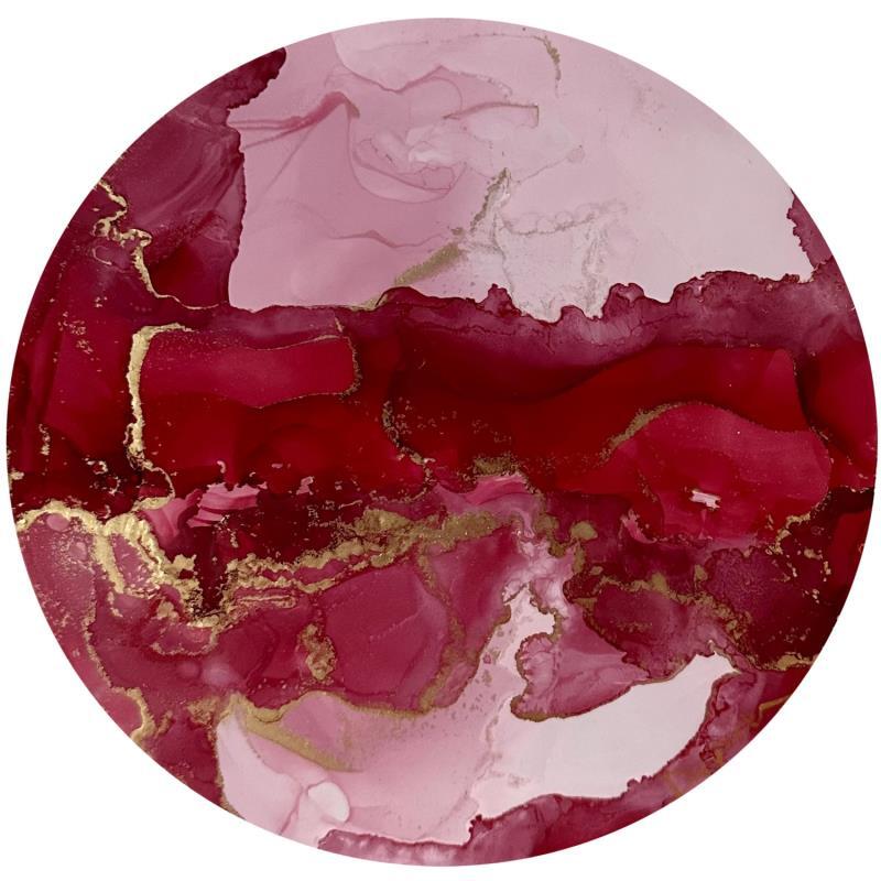 Gemälde 1023 Poésie Florale von Depaire Silvia | Gemälde Abstrakt Minimalistisch Acryl