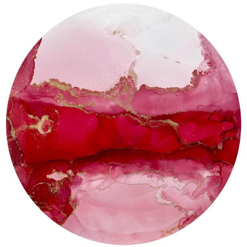 Painting 1065 Poésie Florale by Depaire Silvia | Painting Abstract Minimalist Acrylic