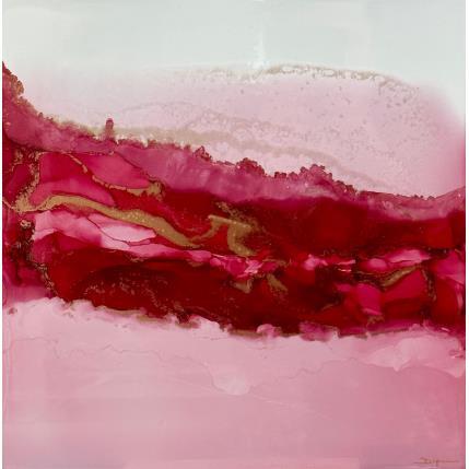 Peinture 1126 Poésie Florale par Depaire Silvia | Tableau Abstrait Acrylique Minimaliste