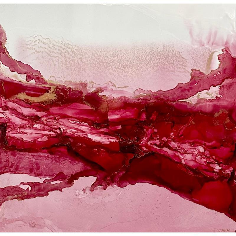 Peinture 1141 Poésie Florale par Depaire Silvia | Tableau Abstrait Minimaliste Acrylique