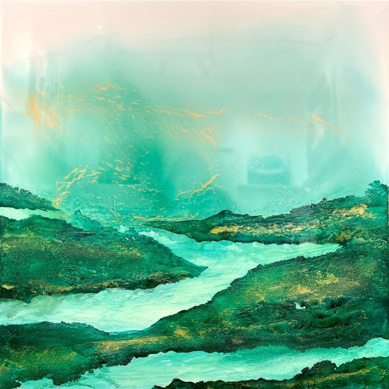 Peinture 1142 Poésie Végétale par Depaire Silvia | Tableau Abstrait Acrylique