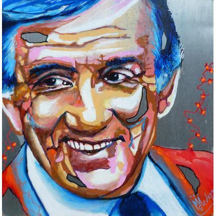 Painting Lino ventura by Medeya Lemdiya | Painting Pop-art Metal Pop icons, Portrait