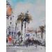 Painting HÔTEL NEGRESCO À NICE by Poumelin Richard | Painting Figurative Urban Oil Acrylic