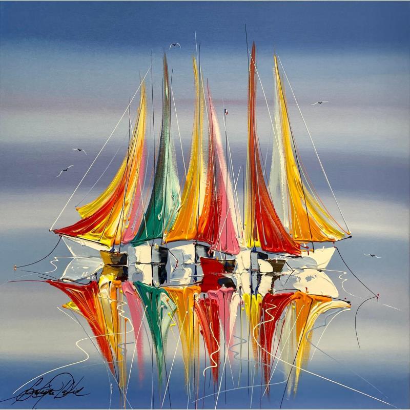 Peinture Nos amours et la mer par Fonteyne David | Tableau Figuratif Acrylique