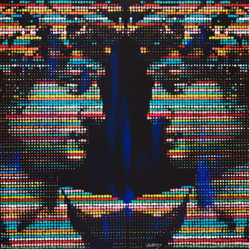 Peinture Face à soi même  par Wawapod | Tableau Pop-art Portraits Icones Pop Acrylique Posca