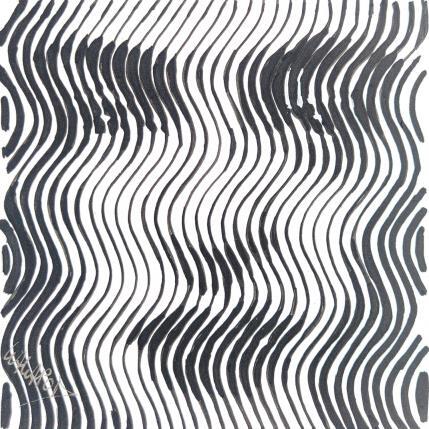 Peinture Le regard de Frida / Black par Wawapod | Tableau Pop-art Acrylique, Posca Icones Pop, Portraits