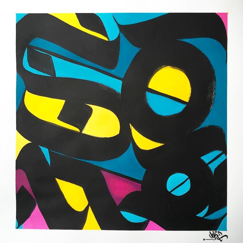 Peinture Song par Nitram Joke | Tableau Street Art Urbain Acrylique