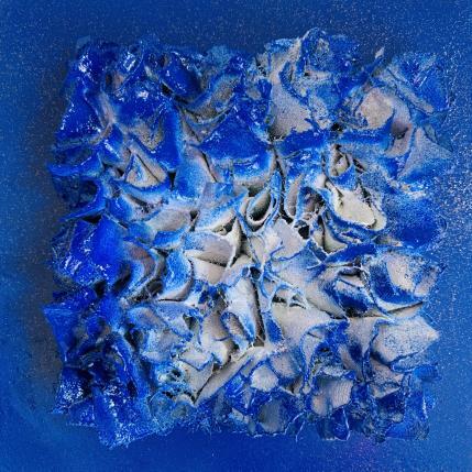 Peinture Sous l'océan par Dalloz Julie | Tableau Matiérisme Bois, Graffiti, Textile, Upcycling