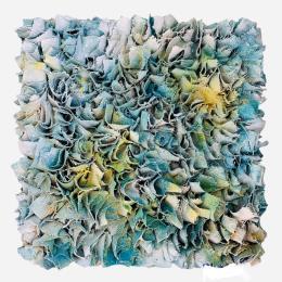 Painting Blowing on the clouds by Dalloz Julie | Painting Raw art Graffiti, Textile, Upcycling, Wood