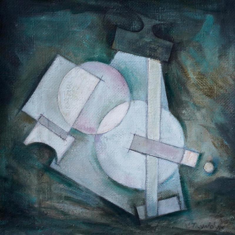 Gemälde Vertigo von Tryndyk Vasily | Gemälde Figurativ Minimalistisch Öl
