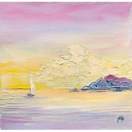 Painting Douceur méditerranéenne  by Blandin Magali | Painting Figurative Oil Landscapes