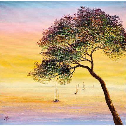 Pintura Une belle journée estivale por Blandin Magali | Pintura Figurativo Aceite Paisajes