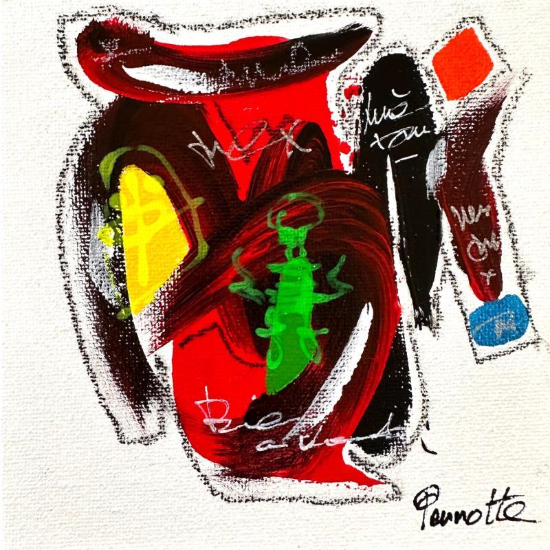 Peinture ZONA par Perrotte | Tableau Art Singulier Huile Acrylique