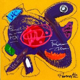 Painting ZUN by Perrotte | Painting Raw art Acrylic, Oil