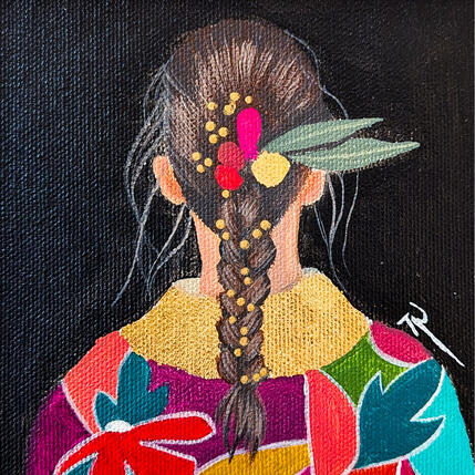 Gemälde Hikari von Rosângela | Gemälde Figurativ Acryl