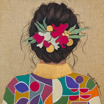 Peinture Sabrina par Rosângela | Tableau Figuratif Acrylique