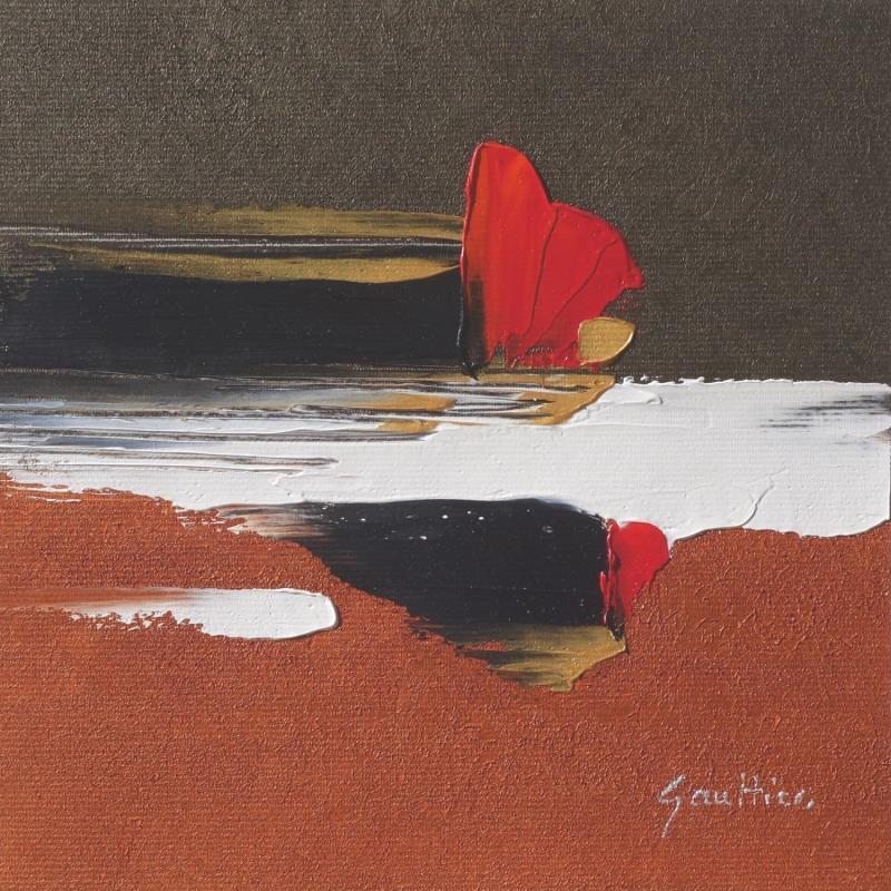 Painting Terres d'ocre by Gaultier Dominique | Painting Abstract Oil