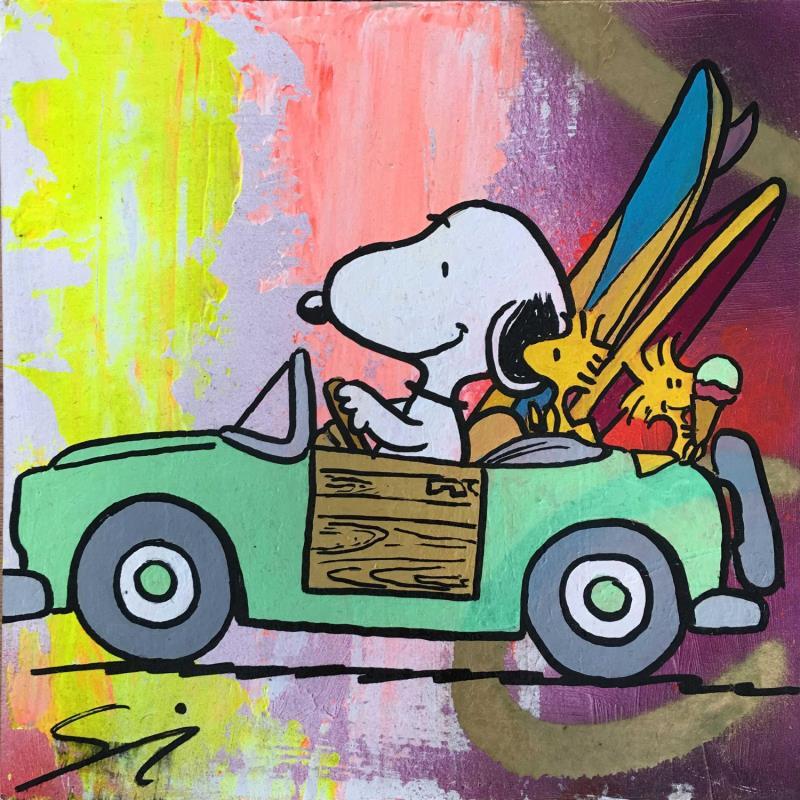 Painting HOLLY SUMMER by Mestres Sergi | Painting Pop-art Pop icons Graffiti Acrylic