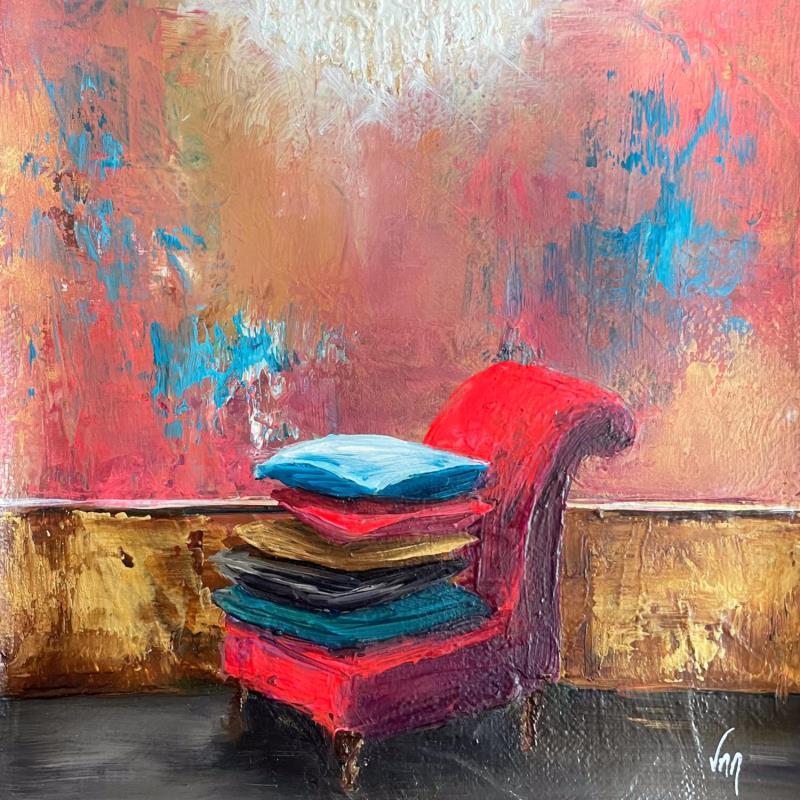 Peinture accumulation par Vinnie | Tableau Figuratif Scènes de vie Huile