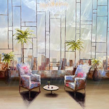 Peinture Zénitude  par Vinnie | Tableau Figuratif Huile